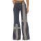 Weila jeans autumn and winter new cross fringed straight leg casual pants for women