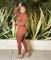 New crop top set with cross folded long sleeved pants and small leg pants, two-piece set
