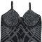 Fashionable women's sleeveless, hip hugging, hot diamond suspender, slim fit dress