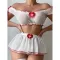 Passionate and sexy lace seduction uniform lingerie nurse outfit set