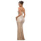 Fashionable women's sleeveless, hip hugging, hot diamond suspender, slim fit dress