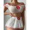 Passionate and sexy lace seduction uniform lingerie nurse outfit set