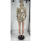 Long sleeved hooded shorts trendy printed fashion sports suit