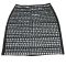 Fashionable women's long sleeved sexy hip hugging short skirt with rhinestone hot stamping two-piece set