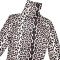 Winter fashion sexy women's leopard print print dress, half high neck long fit slim long sleeved dress