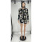 Long sleeved hooded shorts trendy printed fashion sports suit