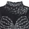 Fashion women's solid color mesh diamond hot stamping pants jumpsuit new style