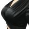 Fashionable and sexy solid color long sleeved hollow pleated mid skirt dress