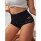 Sexy and erotic underwear, women's lace perspective seductive flat angle shaping and hip lifting pants