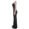 Fashionable women's sleeveless, hip hugging, hot diamond suspender, slim fit dress