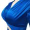 Fashionable and sexy solid color long sleeved hollow pleated mid skirt dress