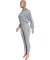 Shoulder sleeves hooded sweatshirt sports pants set, two-piece set, thick sweatshirt pull frame