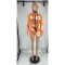 Long sleeved hooded shorts trendy printed fashion sports suit