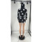 Long sleeved hooded shorts trendy printed fashion sports suit