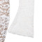 New French style hip hugging long skirt with lace long sleeves and round neck, fish tail slim fit dress