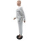 Casual and fashionable temperament set, embossed embroidery long sleeved long pants two-piece set