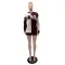 Fashionable casual pullover loose color blocked knitted yarn embroidered sweater