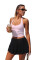 Super elastic sexy girl nightclub pleated mini skirt with leggings
