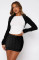 Fashionable, sexy, hot girl, super elastic, sexy girl, nightclub, hip hugging mini skirt