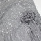 Women's sequined party dress, strapless, hip hugging short skirt, floral design