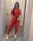 Fashion women's pickled, stir fried, and distressed jumpsuit two-piece casual set