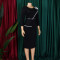 Fashionable and elegant OL Tongle pencil skirt with buttocks wrapped African dress
