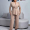 New fashionable and elegant OL ruffled top, wide leg pants, fashionable African suit