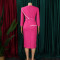 Fashionable and elegant OL Tongle pencil skirt with buttocks wrapped African dress