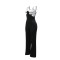 V-neck sleeveless slim fit jumpsuit fashionable women's casual sexy pants