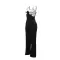 V-neck sleeveless slim fit jumpsuit fashionable women's casual sexy pants