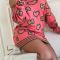Winter new long sleeved sexy one shoulder sweater jumpsuit short skirt in 2 colors