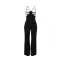 V-neck sleeveless slim fit jumpsuit fashionable women's casual sexy pants
