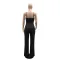 V-neck sleeveless slim fit jumpsuit fashionable women's casual sexy pants