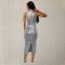 Fashionable women's neck hanging sequin tight and sexy slim fit dress