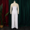 New Fashionable and Sexy Tag Large Flower Solid Color Crimson jumpsuit