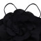 New Fashionable and Sexy Tag Large Flower Solid Color Crimson jumpsuit