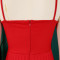 New Fashionable and Sexy Tag Large Flower Solid Color Crimson jumpsuit