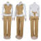 Fake two-piece shirt vest patchwork hoodie set, two-piece set