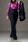 Pearl long sleeved slim fit elastic suit two-piece set
