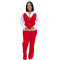 Fake two-piece shirt vest patchwork hoodie set, two-piece set