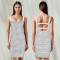 Fashionable women's sexy dress, slim fit rhinestone suspender dress
