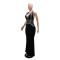 Sexy neck hanging backless dress, fashionable sleeveless hip hugging long dress, party evening gown