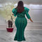 Sexy sequined elastic waist slimming dress