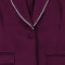 Pearl long sleeved slim fit elastic suit two-piece set