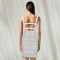 Fashionable women's sexy dress, slim fit rhinestone suspender dress