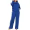 High collar pullover pocket hoodie two-piece set