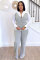 Fake two-piece shirt vest patchwork hoodie set, two-piece set