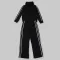 High collar pullover pocket hoodie two-piece set
