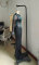 Hot stamping backless elastic hip hugging see through dress