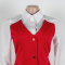 Fake two-piece shirt vest patchwork hoodie set, two-piece set